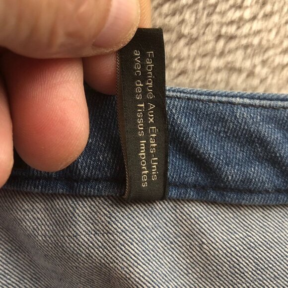 Theory Womens Jeans Size 4 Mid Rise Straight Leg Classic Blue Denim Casual - Picture 9 of 13